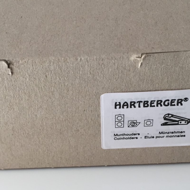 25 Hartberger Etuis Numismatiques 32,5 Mm Auto-Adhésif Format - Foto 2