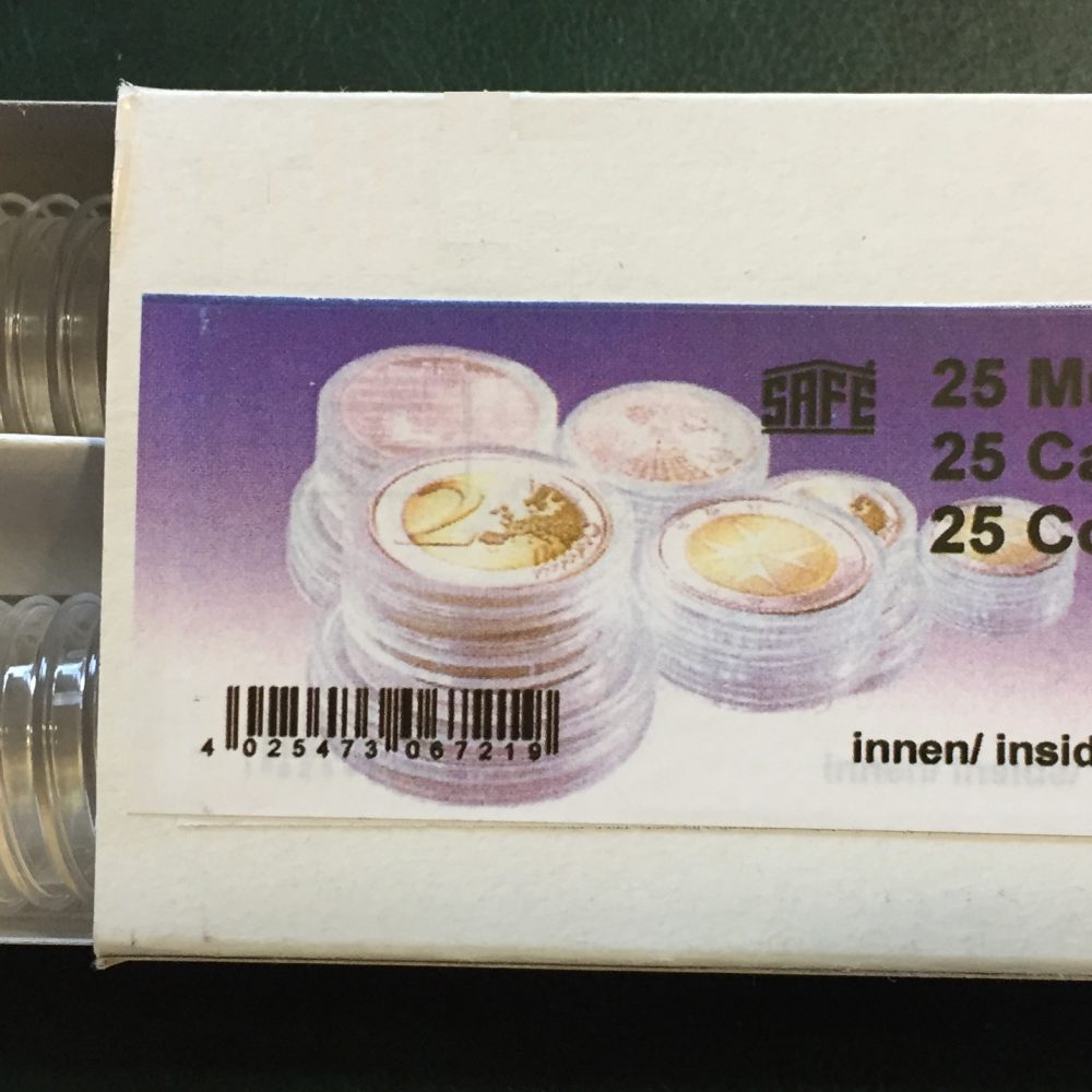 SAFE Coin Capsules Bexley Stamp and Coin Accessories