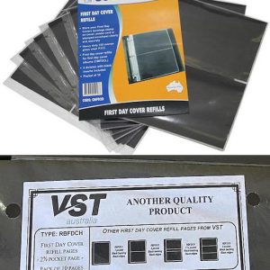 First Day Cover (FDC) Album Refill Pages