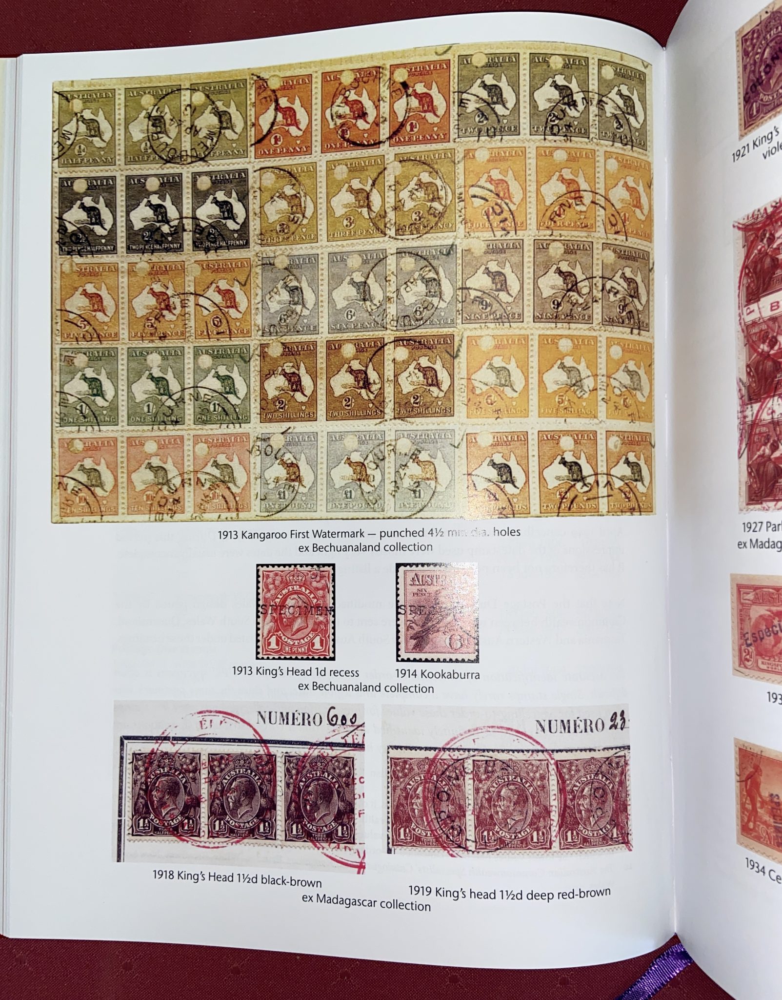 UPU SPECIMEN STAMPS 18781961 by James Bendon (2015 Edit) & Supplement (2021) Bexley Stamp and
