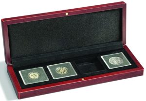 VOLTERRA Coin Boxes in Mahogany