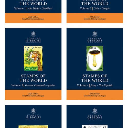 Stanley Gibbons 2025 Stamps Of The World - Set Of 6 Catalogues