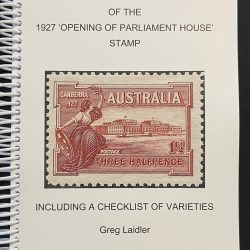 A Specialists Catalogue - 1927 Opening of Parliament House