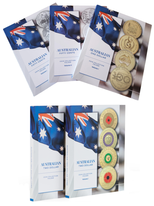 Australian Coin Folders by Modern Albums Bexley Stamp and Coin