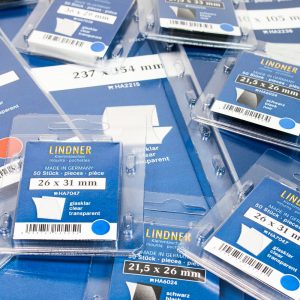 Lindner Mounts Cut to Stamp Size