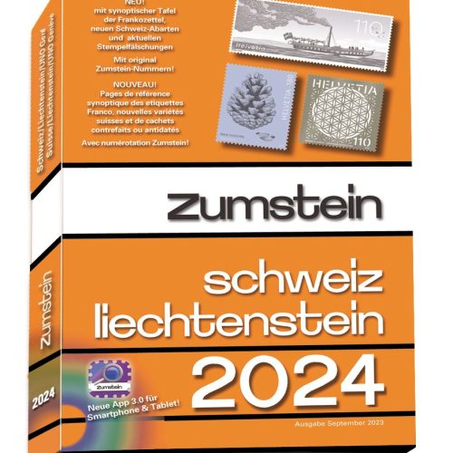 ZUMSTEIN Switzerland & Liechtenstein Catalogue 2024