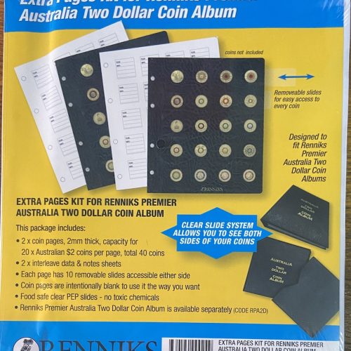Two Dollar Coin Album extra pages by Renniks