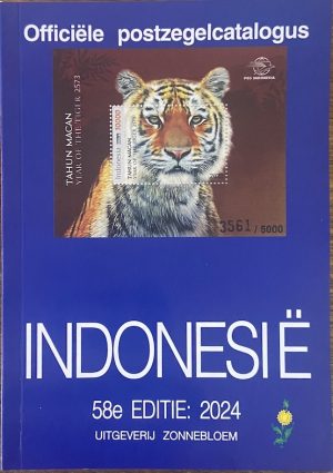 Indonesia 2024 Stamp Catalogue - Zonnebloem 58th edition