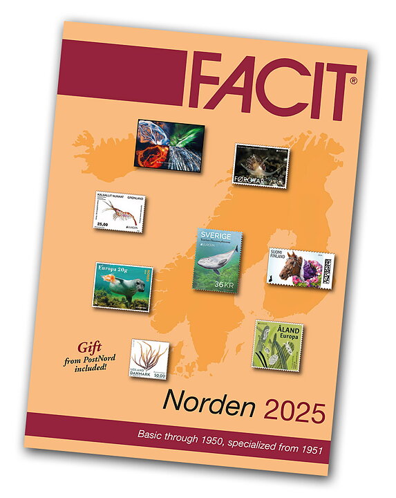 FACIT Norden 2025 Catalogue Bexley Stamp and Coin Accessories