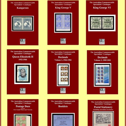 Australian Commonwealth Specialist's Catalogues (Brusden White)