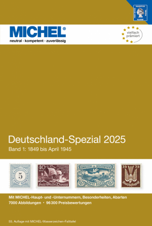 Germany Specialized 2025 – Volume 1 (1849–April 1945)
