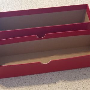 Box for 200 coin holders - Red