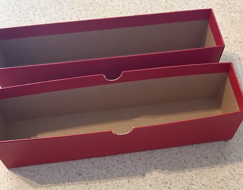 Box for 200 coin holders - Red